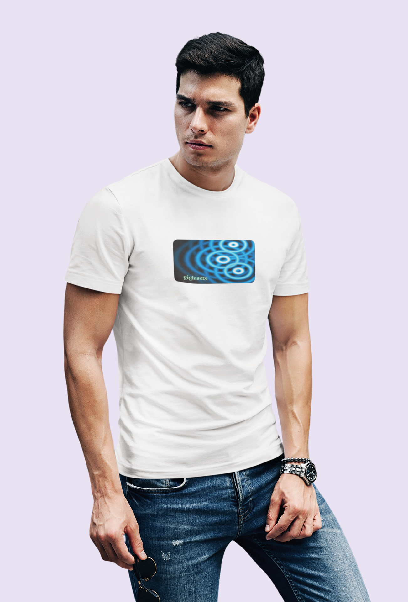 Fine Jersey giglaseze Design T-Shirt