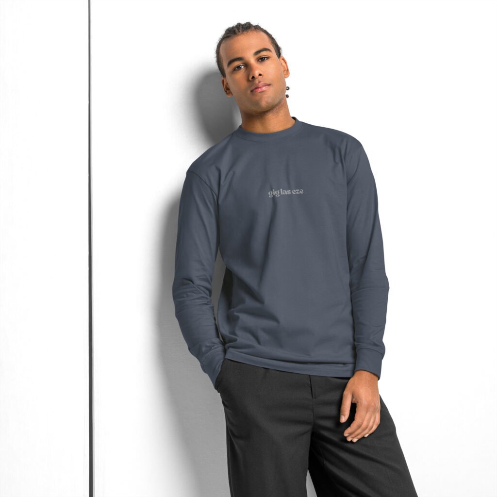 Men's heavyweight long sleeve t-shirt
