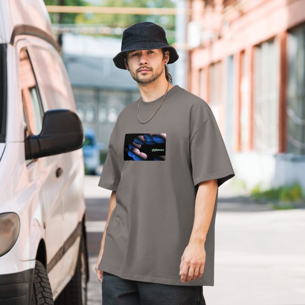 Boxy Oversized faded t-shirt Design