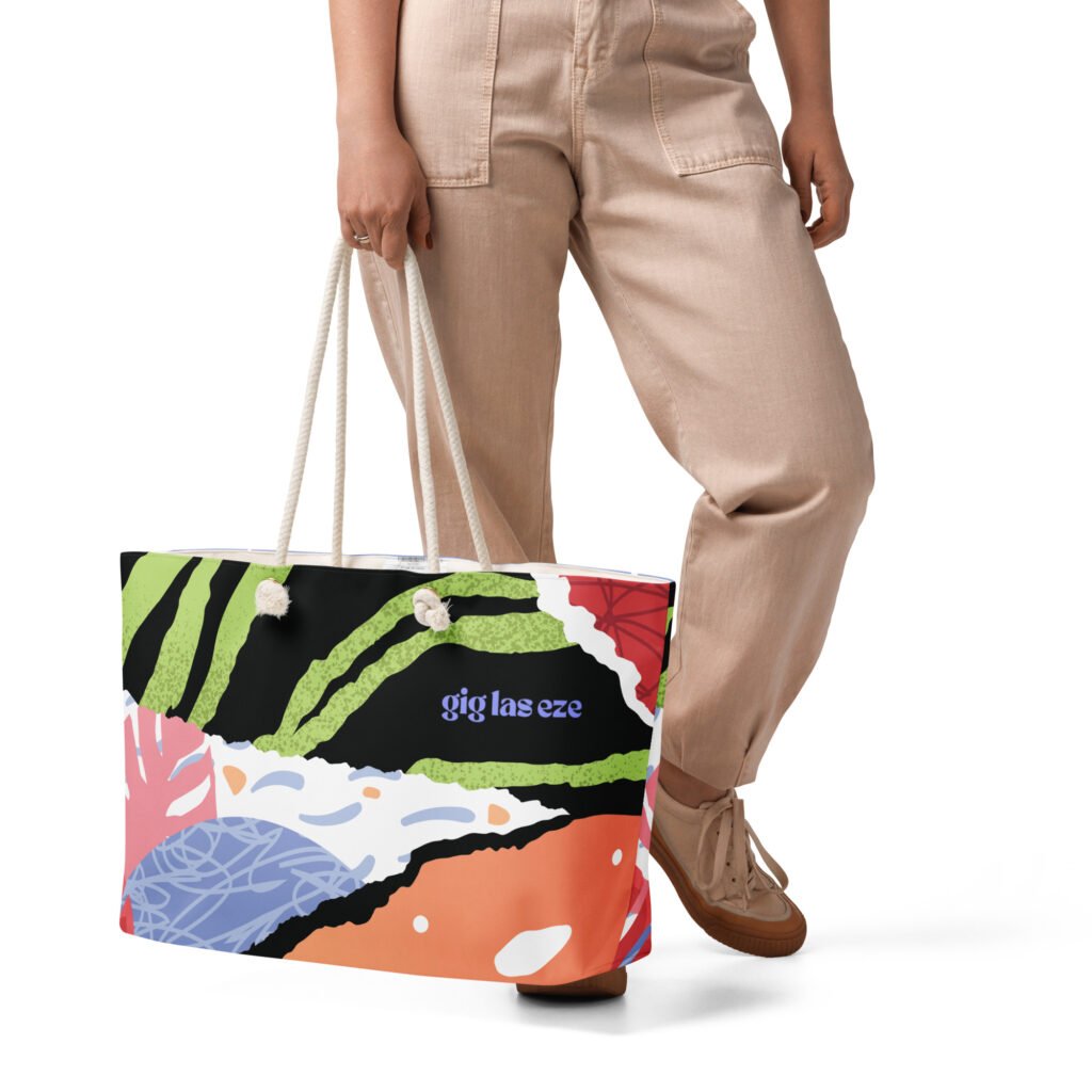 Oversized weekender bag