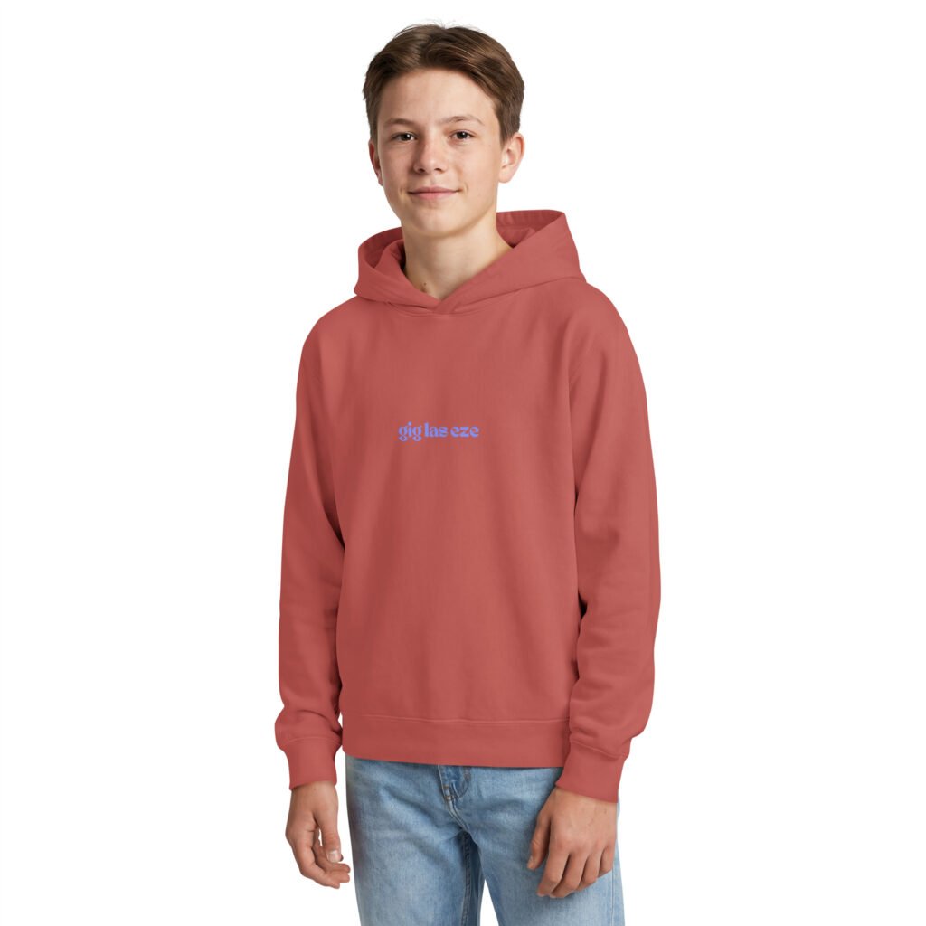 Lightweight hooded sweatshirt