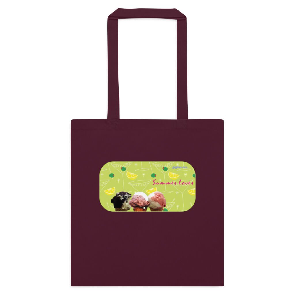 Cotton color tote bag