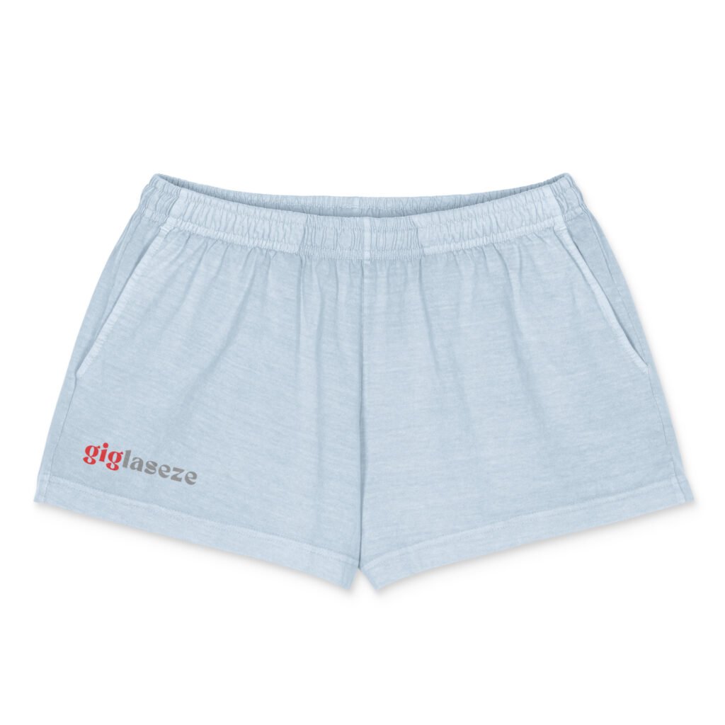 Women's garment-dyed shorts