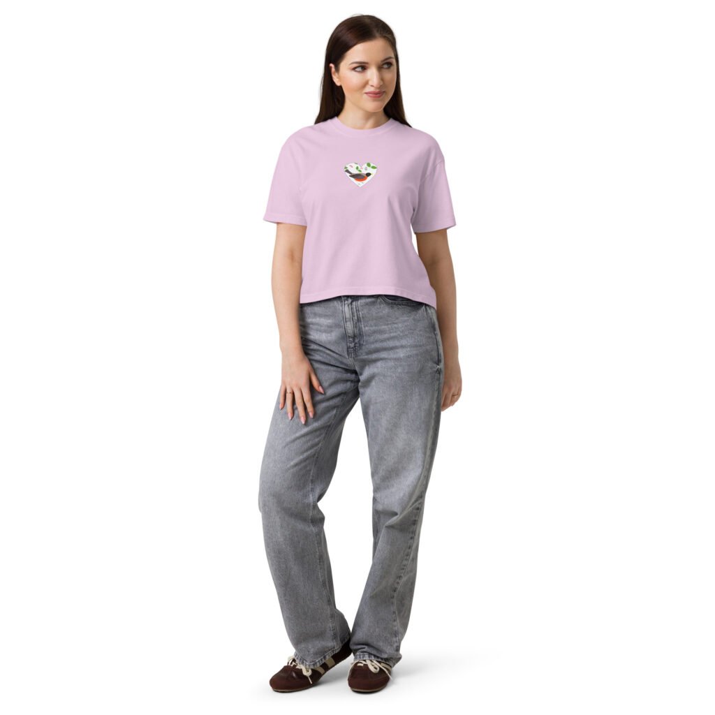 Women’s heavyweight boxy tee