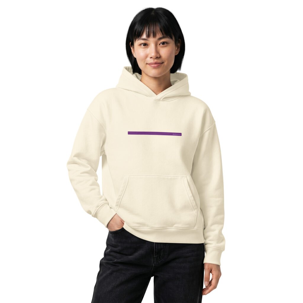 Relaxed mid-weight hooded sweatshirt