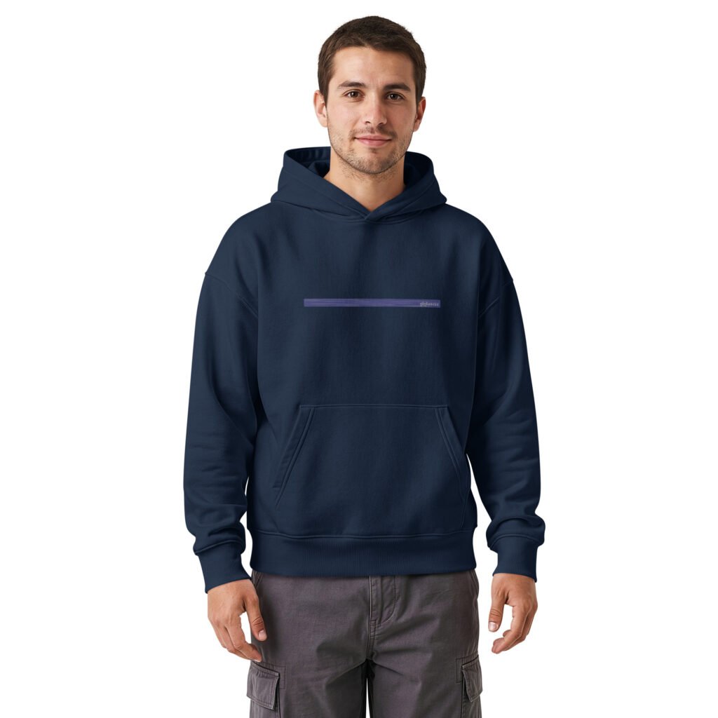 Relaxed mid-weight hooded sweatshirt